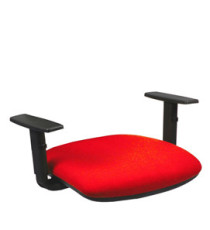 Coppia braccioli regolabili per seduta operativa TMTMI - nero - Unisit