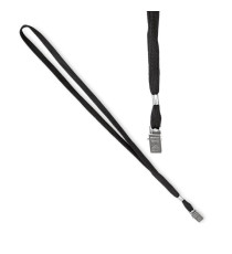 Cordoncino per portabadge - 49 x 1 cm - nero - Lebez - conf. 100 pezzi Cordoncino per portabadge - 49 x 1 cm - nero - Lebez - conf. 100 pezzi