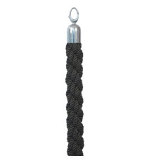Cordone intrecciato per colonnina segnapercorso - colore nero - lunghezza 150 cm - Securit Cordone intrecciato per colonnina segnapercorso - colore nero - lunghezza 150 cm - Securit