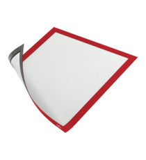 Cornice Duraframe Magnetic - A4 - 21 x 29,7 cm - rosso - Durable Cornice Duraframe Magnetic - A4 - 21 x 29,7 cm - rosso - Durable