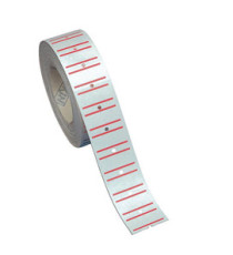 Etichette rigate permanenti per prezzatrici TOWA /MOTEX - 21x12 mm - bianco - rotolo da 1000 etichette Etichette rigate permanenti per prezzatrici TOWA /MOTEX - 21x12 mm - bianco - rotolo da 1000 etichette