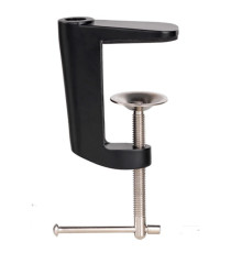 Lampada da tavolo Swingo - a led - con base e morsetto - 44 x 34,5 x 13,5 cm - 10 W - nero - Unilux