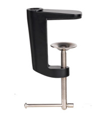 Lampada da tavolo Swingo - a led - con base e morsetto - 44 x 34,5 x 13,5 cm - 10 W - nero - Unilux