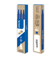 Refill sfera a scatto Frixionball Clicker - punta 0,5mm - blu - Pilot - conf. 3 pezzi Refill sfera a scatto Frixionball Clicker - punta 0,5mm - blu - Pilot - conf. 3 pezzi