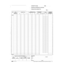 Registro prima nota Iva corrispettivi - 13/13 fogli autoricalcanti - 29,7 x 23cm - Edipro