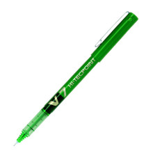 Roller Hi Tecpoint V7 - punta 0,7 mm - verde - Pilot