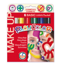Tempera solida Make Up  - cosmetica - Instant - astuccio 6 colori brillanti Tempera solida Make Up  - cosmetica - Instant - astuccio 6 colori brillanti