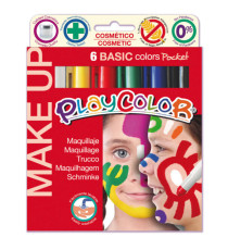 Tempera solida Make Up  - cosmetica - Instant - astuccio 6 colori brillanti Tempera solida Make Up  - cosmetica - Instant - astuccio 6 colori brillanti