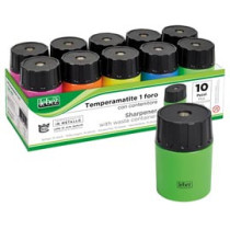 Temperamatite - 1 foro - con contenitore - Lebez