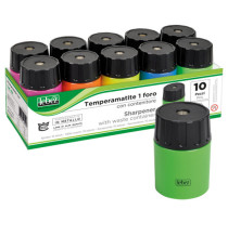 Temperamatite - 1 foro - con contenitore - Lebez