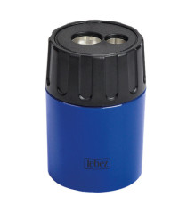 Temperamatite - 2 fori - con contenitore - Lebez