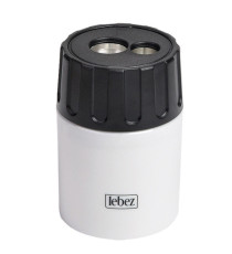 Temperamatite - 2 fori - con contenitore - Lebez