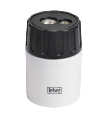 Temperamatite - 2 fori - con contenitore - Lebez