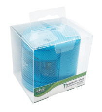 Temperamatite elettrico 4306  con contenitore - 2 fori  - colori assortiti - Lebez