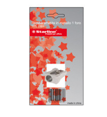 Temperamatite senza contenitore - 1 foro - in metallo - Starline Temperamatite senza contenitore - 1 foro - in metallo - Starline