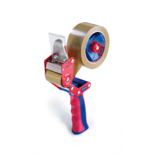 Tendinastro Dispenser 57455 - per nastri fino a 5 cm - 2 rotoli di nastro color avana 5 cm x 66 m inclusi - Tesa