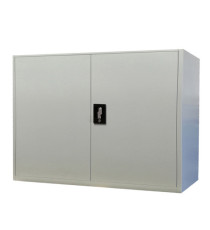 Armadio basso in metallo ad ante battenti - 1 ripiano regolabile - 100 x 45 x 90 cm - grigio - Bertesi Armadio basso in metallo ad ante battenti - 1 ripiano regolabile - 100 x 45 x 90 cm - grigio - Bertesi