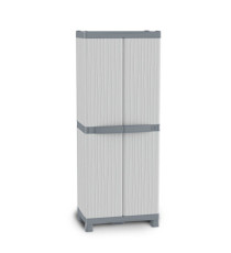 Armadio Domino Wave - Base 3700 UW - 2 ante -70 x 43, 8x1 81,8 cm - PPL - grigio - Terry
