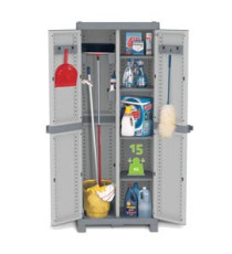 Armadio Domino Wave - Base 3700 UW - 2 ante -70 x 43, 8x1 81,8 cm - PPL - grigio - Terry