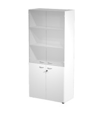 Armadio modulare - a 2+2 ante - 90 x 45,8 x 200 cm - bianco