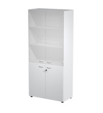 Armadio modulare - a 2+2 ante - 90 x 45,8 x 200 cm - grigio