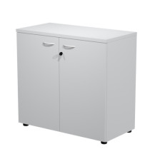 Armadio modulare - ante battenti - 90 x 44 x 85 cm - grigio