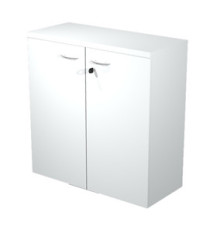 Armadio modulare - basso a 2 ante battenti - 90 x 44 x 85 cm - bianco Armadio modulare - basso a 2 ante battenti - 90 x 44 x 85 cm - bianco