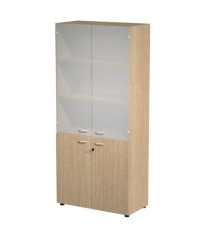 Armadio modulare componibile - a 2+2 ante - 90 x 45,8 x 200 cm - rovere