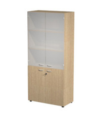 Armadio modulare componibile - a 2+2 ante - 90 x 45,8 x 200 cm - rovere