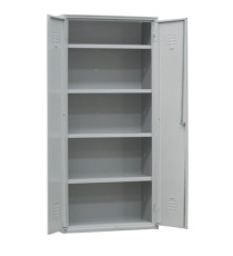 Armadio multiuso in metallo - a 2 ante - 100 x 40 x180 cm - grigio - Fasma