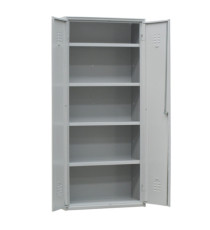 Armadio multiuso in metallo - a 2 ante - 80 x 40 x180 cm - grigio - Fasma