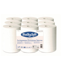 Asciugamani in rotolo Premium - Mini - 2 veli - goffratura micro - 19 gr - diametro 13 cm - 21,5 cm x 60 mt - bianco - B Asciugamani in rotolo Premium - Mini - 2 veli - goffratura micro - 19 gr - diametro 13 cm - 21,5 cm x 60 mt - bianco - B