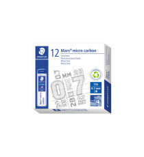 Astuccio 12 Mine Mars Micro - mina 0,7mm - gradazione 2B - Staedtler - conf. 12 astucci