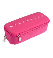 Astuccio 2 zip Monocromo -  21 x 5 x 9 cm - silicone/poliestere - colori assortiti - Pigna