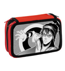 Astuccio 3 Zip Manga - 13 x 20 x 7,5 cm - fantasie assortite - Favorit