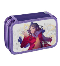 Astuccio 3 Zip Manga - 13 x 20 x 7,5 cm - fantasie assortite - Favorit