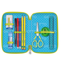 Astuccio 3 zip Young Street collection - 19,5 x 7,5 x 12,9 cm - PL - fantasie assortite - Giotto