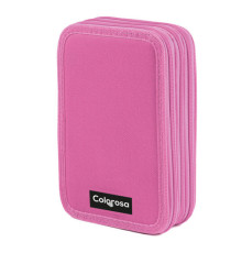 Astuccio Colors 3 zip - 13 x 20 x 7,5 cm - tessuto - colori assortiti - Colorosa Astuccio Colors 3 zip - 13 x 20 x 7,5 cm - tessuto - colori assortiti - Colorosa