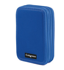 Astuccio Colors 3 zip - 13 x 20 x 7,5 cm - tessuto - colori assortiti - Colorosa Astuccio Colors 3 zip - 13 x 20 x 7,5 cm - tessuto - colori assortiti - Colorosa
