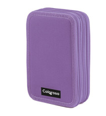 Astuccio Colors 3 zip - 13 x 20 x 7,5 cm - tessuto - colori assortiti - Colorosa Astuccio Colors 3 zip - 13 x 20 x 7,5 cm - tessuto - colori assortiti - Colorosa