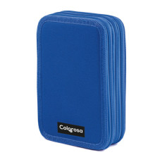 Astuccio Colors 3 zip - 13 x 20 x 7,5 cm - tessuto - colori assortiti - Colorosa Astuccio Colors 3 zip - 13 x 20 x 7,5 cm - tessuto - colori assortiti - Colorosa