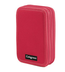 Astuccio Colors 3 zip - 13 x 20 x 7,5 cm - tessuto - colori assortiti - Colorosa Astuccio Colors 3 zip - 13 x 20 x 7,5 cm - tessuto - colori assortiti - Colorosa