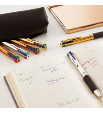 Astuccio penne a sfera Chrome - punta 1,00 mm - 4 colori  - Osama - conf. 6 pezzi Astuccio penne a sfera Chrome - punta 1,00 mm - 4 colori  - Osama - conf. 6 pezzi