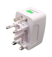 Adattatore da viaggio universale - bianco - MKC Melchioni Adattatore da viaggio universale - bianco - MKC Melchioni