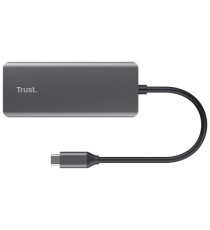 Adattatore multiporta Dalyx - USB-C 6 in 1 - alluminio - argento - Trust Adattatore multiporta Dalyx - USB-C 6 in 1 - alluminio - argento - Trust