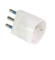 Adattatore semplice con spina 2P+T 16A - presa Schuko 16A - MKC Adattatore semplice con spina 2P+T 16A - presa Schuko 16A - MKC