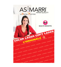 Adesivo poliestere - stampa laser - A3 - 100 fogli - trasparente permanente lucido - As Marri