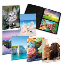 Album portafoto a busta saldato - assortiti - 23 x 30cm - contiene fino a 80 foto da 14x19cm - Lebez Album portafoto a busta saldato - assortiti - 23 x 30cm - contiene fino a 80 foto da 14x19cm - Lebez