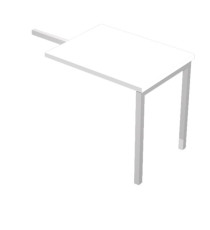 Allungo Easy Plus - DX/SX - 80 x 60 x 72,5 cm - bianco