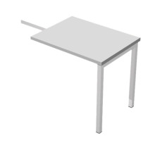 Allungo Easy Plus - DX/SX - 80 x 60 x 72,5 cm - grigio